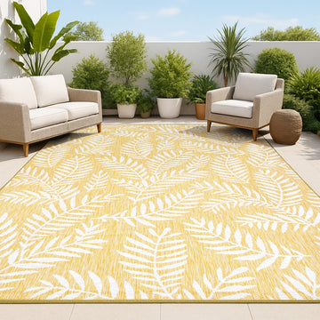 Nevis Palm Frond Indoor/outdoor Area Rug